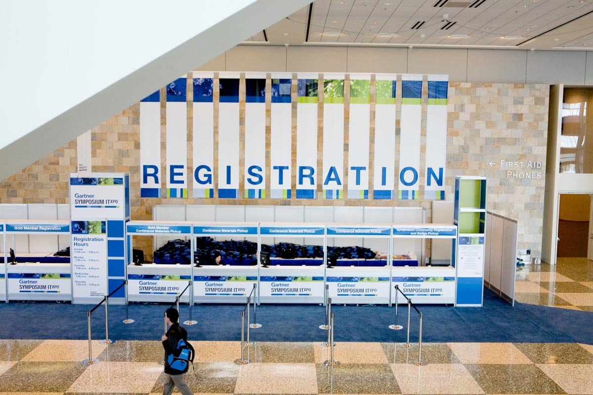 1 - White - Registration Counters